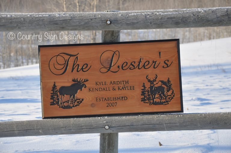 Cedar Sign 30×15 030