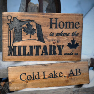 home is where the military sends us