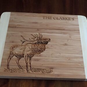elk cutting board