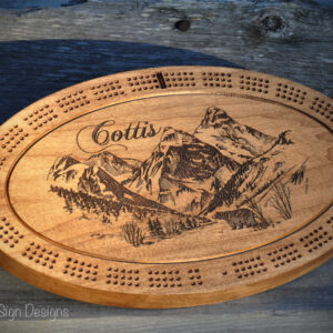 mountain-with-bear-cribbage-board